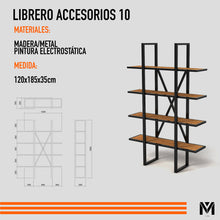 Cargar imagen en el visor de la galería, LIBRERO ACCESORIOS 10
