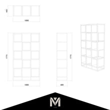 Cargar imagen en el visor de la galería, LIBRERO MODULO 3
