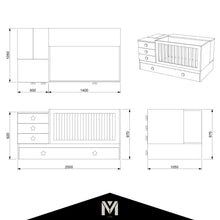 Cargar imagen en el visor de la galería, CUNA DA VINCI
